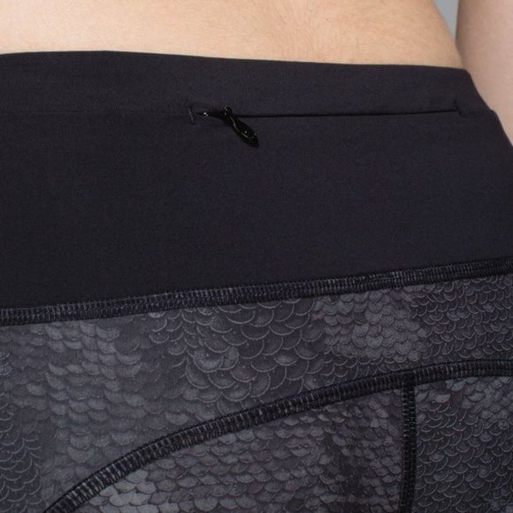 Lululemon Speed Tight II *Full-On Luxtreme Sequin Snake Slate Black / Black - Picture 12 of 14